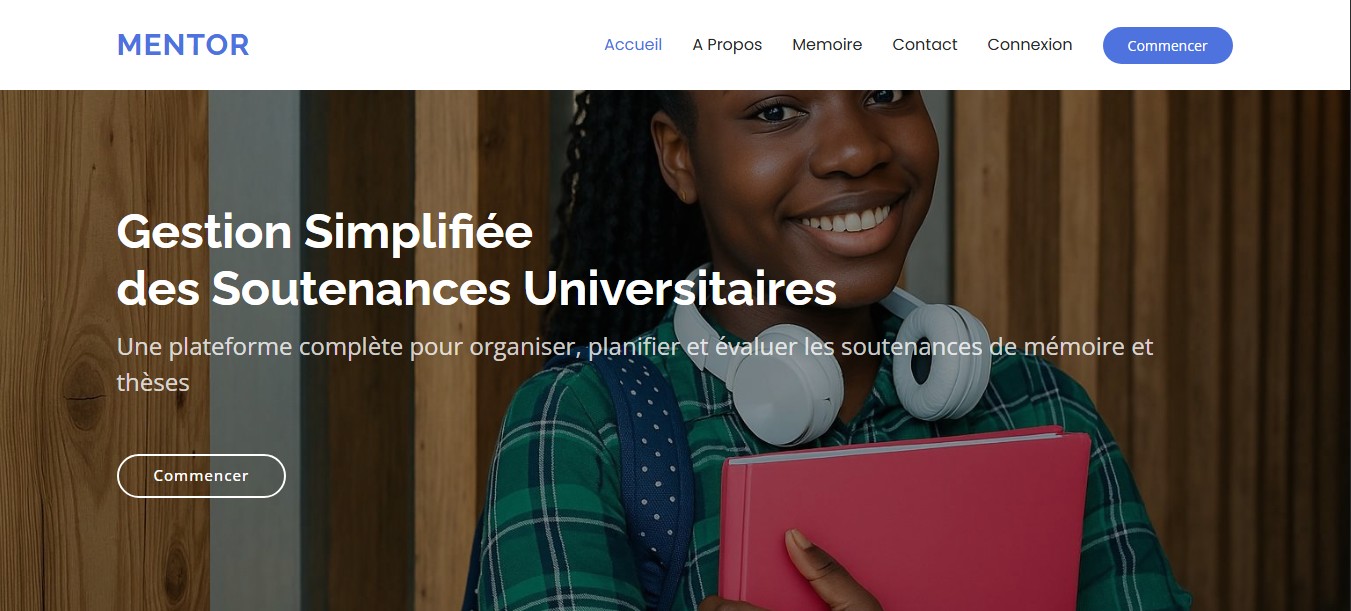 Plateforme de Gestion des Soutenances Universitaires