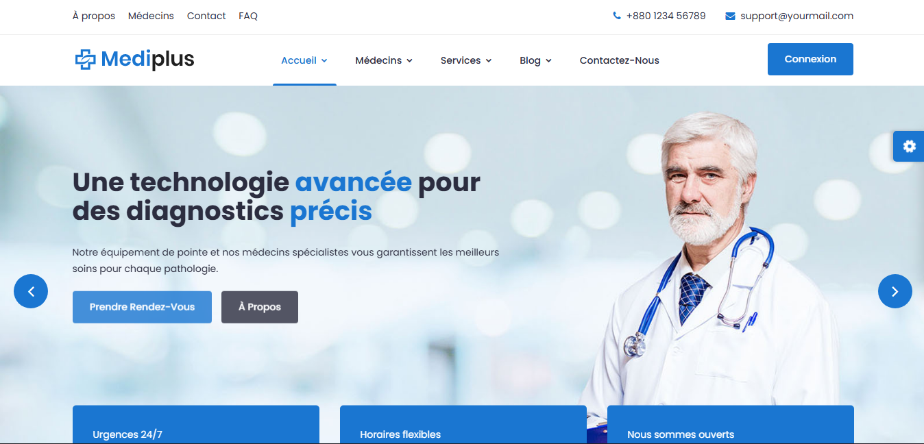 Site Web Professionnel pour Clinique Médicale & Santé